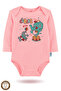 3-Piece Organic Printed Snap Fastener Long Sleeve Baby Bodysuit - 2