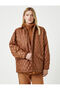 X Selected by Şahika Ercümen - Quilted Oversize Jacket with Pockets - 4