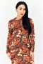 Women All Over Printed Casual Midi Dress, Multicolor - 2