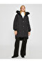Hooded Puffer Jacket with Plush Detail - 3