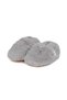Non-slip sole, soft fuzzy, organic baby booties, house shoes, nursery shoes - grey