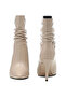1W Hofal Women's Thin Heel Boots - 6