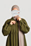 Hijab Sweat Dress – Khaki - 5