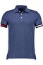 Flag Cuff Slim Polo Men's Blue T-Shirt Mw0Mw37518Dv1 - 5