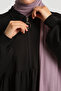 Hijab Sweat Dress – Black - 2