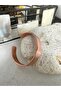 Raw Pure Copper Full Protection Armored Plain Special Zeolite Sanded Bracelet 17 cm 35-40Gr - 4