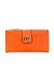 Women's Orange Soft Texture Phone Holder Card Holder and Wallet - 4