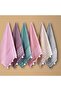 Set of 6 100% Cotton Pompom Jacquard 50x90 Hand & Face Towels - 8