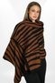 Knitwear Shoulder Shawl Double Sided - Neck Shawl - Special Occasion Shoulder Shawl - Winter Shawl - Tile