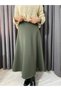 Women's Scuba Fabric Puff Flared Hijab and Casual Skirt Length:94-95Cm - 2