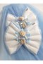 Cuvette Skirt / CRIB DECORATION / HOSPITAL ROOM DECORATION / FOOT-END BOW / BABY BOY CRIB DECORATION