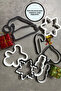 Christmas Themed Cookie Moulds Set of 8 - 3