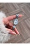 Silver Minimal Vintage Women Wrist Watch - 3