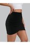Front Crossed Mini Skirt - 3