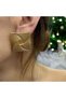 Stainless Tarnish Square Patterned Envelope Model Stylish Earrings - 3