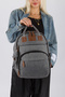 Mother Baby Care Backpack with Diaper Mat and Keychain Gift