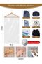 Clothes Bag (60*120 cm) with Hanger Hole and Shoulder Cutout (10Pcs) Transparent Garment Protection Pouch Nylon - 3