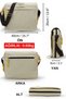 4009 Ephesus Casual Shoulder Postman Beige Cream 15.6 Inch Laptop School Travel Daily Vintage Cotton Bag - 2