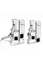 Ankle Straps Fitness Ankle Weight Training Belt Cable Kickback Wrist Apparatus Right/Left Set - 3