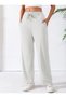 Women's Gray Baggy Loose Fit Flexible Comfortable Fabric Sweatpants Shah Moda - 4