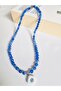 Natural Stone Murano Glass Pendant Necklace - 4