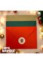 Christmas Themed Colorful Envelope Sticker - 13X18 cm Gift - 6