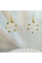 Pearl Detailed Sand Beads Miyuki New Snowflake Earrings