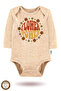 100% Cotton 3-Piece Organic Printed Snap Fastener Baby Bodysuit - 2