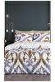 4 Seasons Double Quilted Duvet Cover Set - Arya Blue