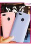 Velvet Silicone Case Inside Lilac Liquid for Oppo Ax7 - 2
