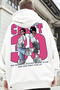 Cotton Men's Sweatshir Hoodie with Graphic Logo and Shape for Men, 3 Threads, Compact (Cotton Inside)