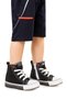 Tinna Lace-Up Baby Boy High-Top Linen Sneakers