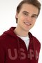 Men's Burgundy Knitted Cardigan 50289029 -Vr014 - 2