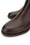 Women's Genuine Leather Brown Heeled Boots - 3