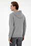 Men's Gray Melange Knitted Cardigan 50289029 -Vr086 - 5