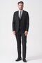 São Paulo TY2484 Slim Fit ليكرا سترة 6 بدلة قطرة منقوشة