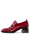 Dixie Women's Genuine Patent Leather Heeled Classic Shoes K744-3