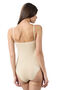 Women's Snap-Button Snap-Fastened Bodysuit, Beige | K0603 - 2