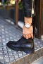 - Black Men's Boots Black - 5