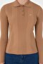 Lycra Stylish Women's Sweater with Collar Detail - 6