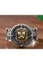 Lion Figured Steel Ring - Adjustable to Your Finger - 3