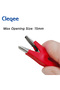 2 متر Cleqee P1037 5 قطع 4 مم قابس موزة قابل للتكديس إلى مشبك التمساح مشبك التمساح اختبار مقياس متعدد - 2