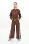Girls' 100% Cotton Hooded Long Sleeve Oversized Top & Bottom Tracksuit Set - 5