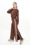Girls' 100% Cotton Hooded Long Sleeve Oversized Top & Bottom Tracksuit Set