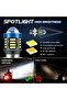 BA20D White White 20000Lm H4 LED Moto H6 BA20D P15D LED Motorcycle Headlight Bulbs 3570 CSP Lens Whi - 5