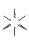 20 PCS Set Hollw Wall Plasterboard Anchor Zinc Alloy Drywall Self-drilling Anchors E8/13*41mm #8*1-1 - 5