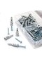 20 PCS Set Hollw Wall Plasterboard Anchor Zinc Alloy Drywall Self-drilling Anchors E8/13*41mm #8*1-1