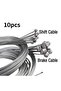 10Pcs Bicycle Brake Line Road Mountain Bike Brake Cable Universal Bicycle Shift Cable Durable Roa... - 2