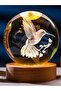 bird 1 pc 3D hummingbird crystal ball, creative laser engraving, suitable for home bedroom decoratio - 7