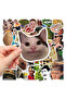 ET231223 50pcs/Bag,Funny Emoji Pack Stickers,Waterproof,Be Suitable for Skateboard DlY Luggage Lapto